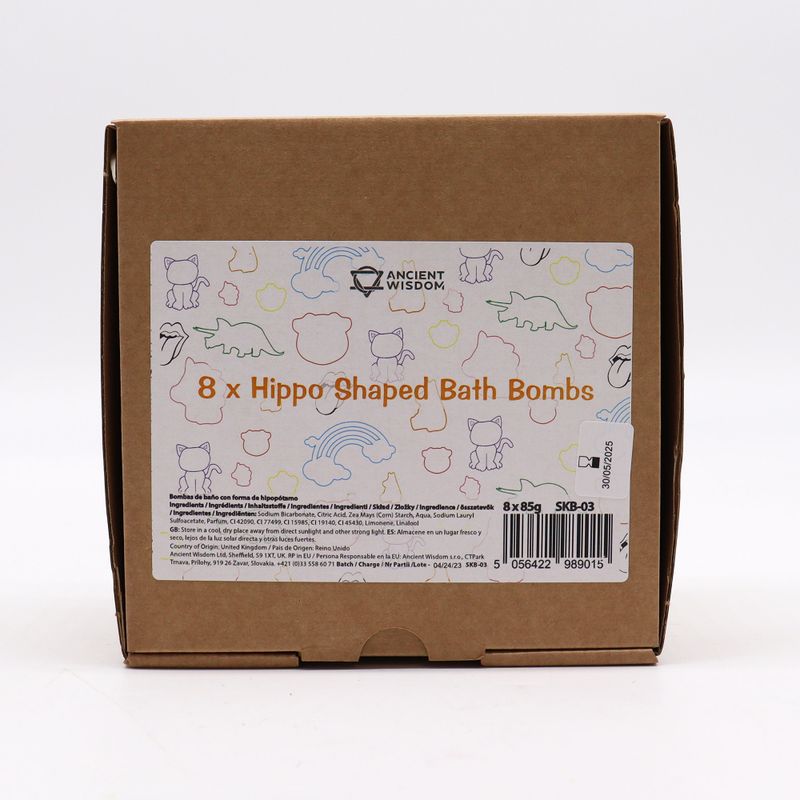 Hippo Bath Bomb 85g - Citrus Crush