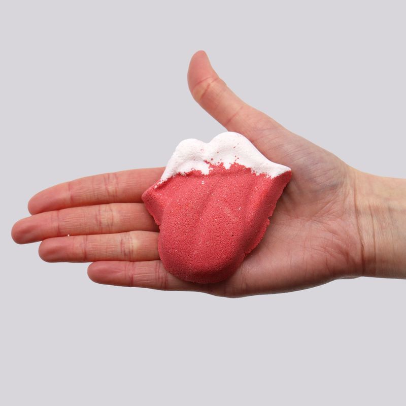 Lips Bath Bomb 60g - Raspberry & Pomergranate