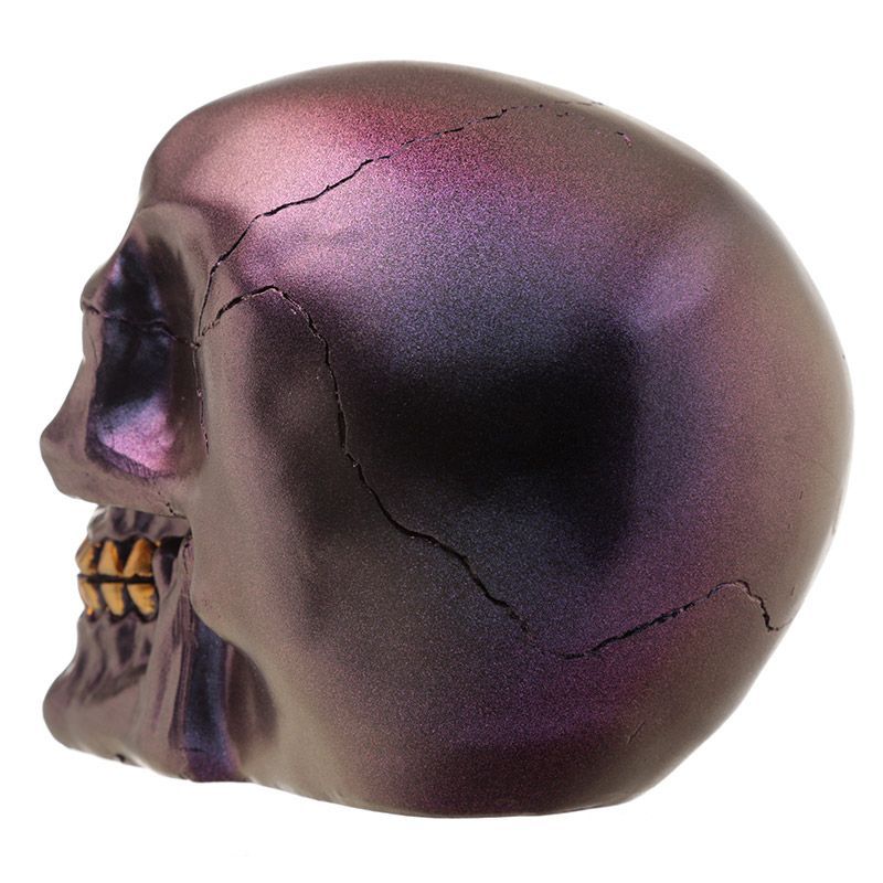 Dark Metallic and Gold Skull Decoration (asst)