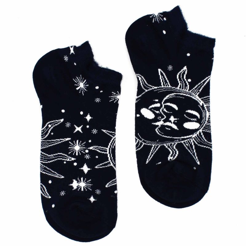 Hop Hare Bamboo Socks Low - Sun and Moon S/M  