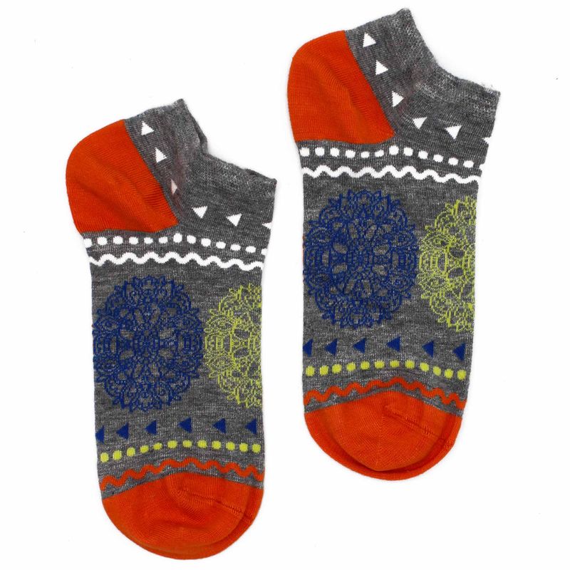 Hop Hare Bamboo Socks Low - Flowers of Life S/M