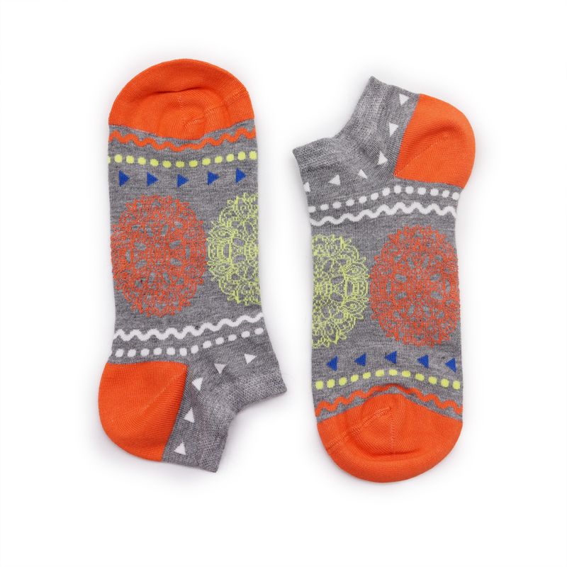 Hop Hare Bamboo Socks Low - Flowers of Life S/M