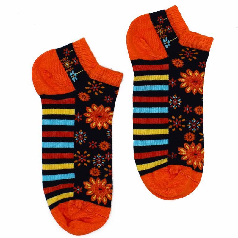 Hop Hare Bamboo Socks Low - Mandala Flowers S/M