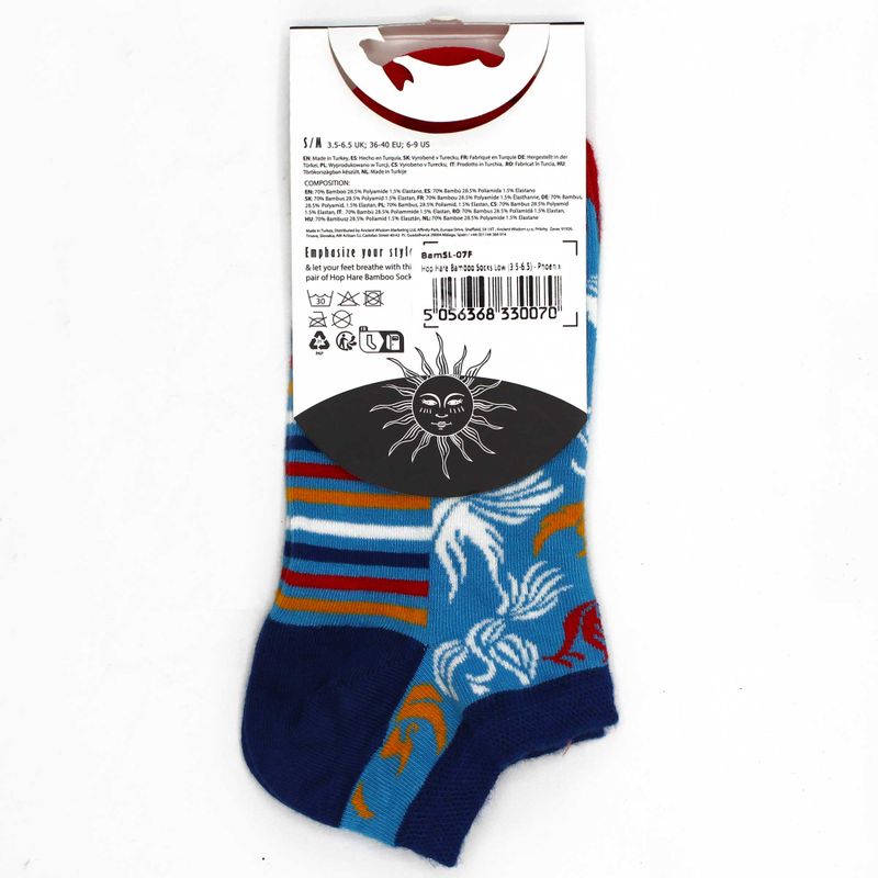 Hop Hare Bamboo Socks Low - Phoenix S/M