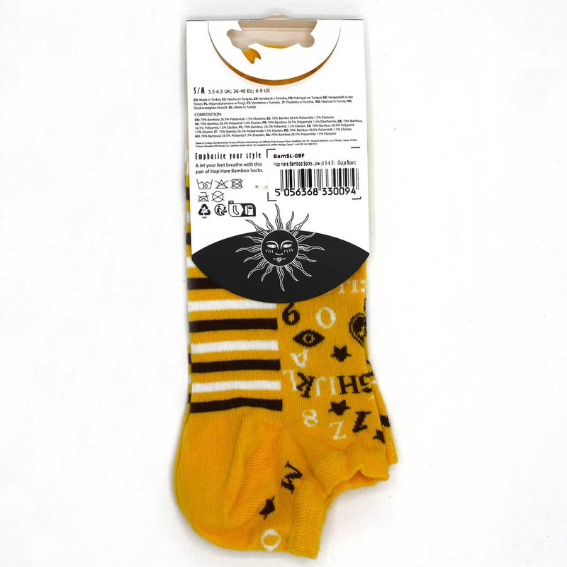 Hop Hare Bamboo Socks Low - Ouija Board S/M