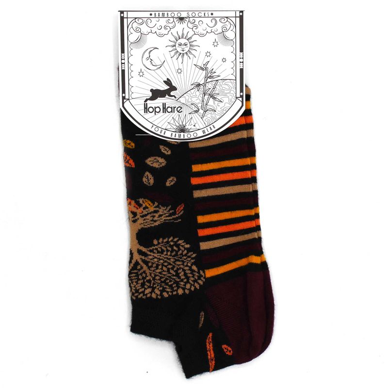 Hop Hare Bamboo Socks Low - Tree of Life S/M