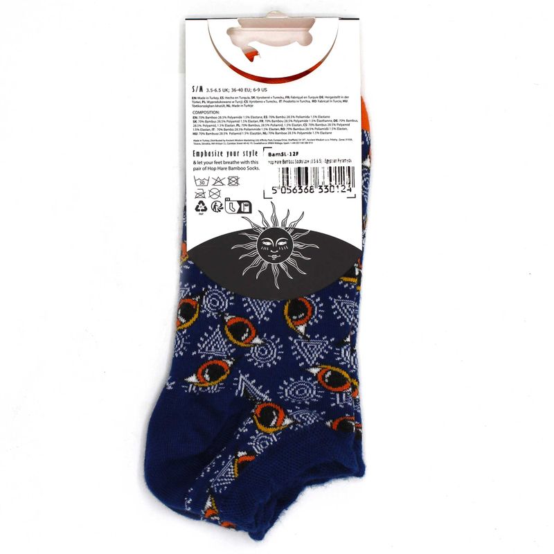 Hop Hare Bamboo Socks Low - Egyptian Pyramids S/M