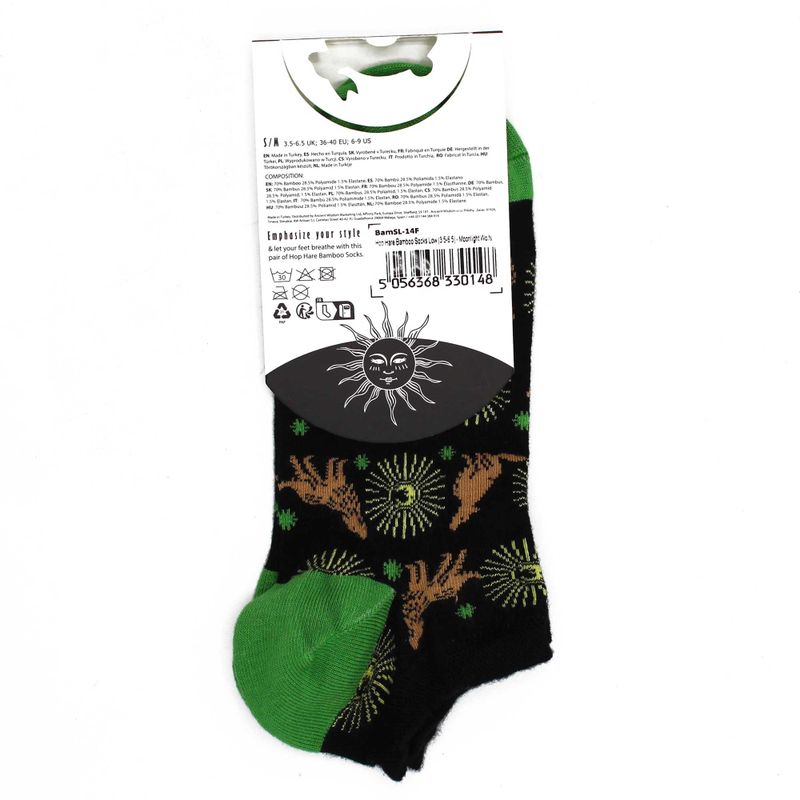 Hop Hare Bamboo Socks Low - Moonlight Wolfs S/M