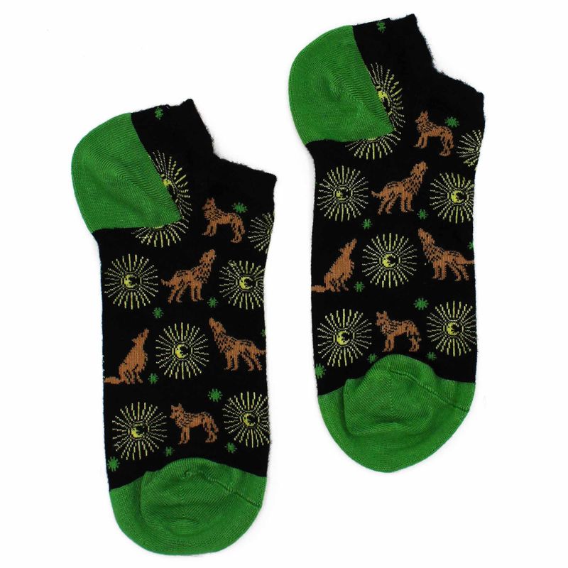 Hop Hare Bamboo Socks Low - Moonlight Wolfs S/M