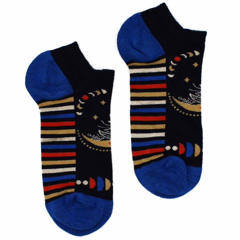 Hop Hare Bamboo Socks Low - Lunar Phases S/M