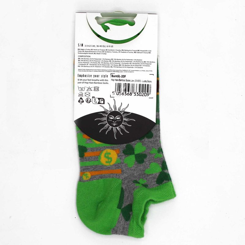 Hop Hare Bamboo Socks Low - Lucky Socks S/M