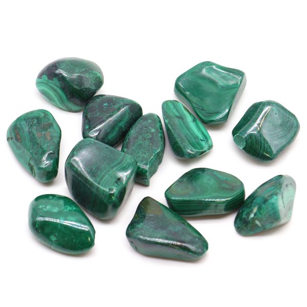 Medium African Tumble Stone - Malachite