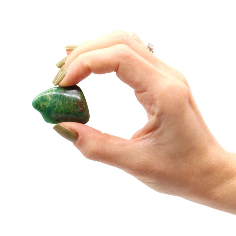 Medium African Tumble Stone - Green Quartz