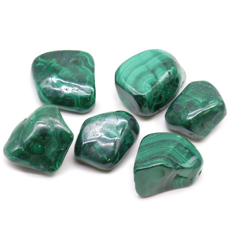 Large African Tumble Stone - Malachite