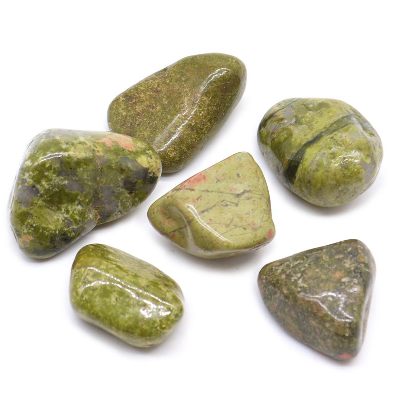 Large African Tumble Stone - Epidote