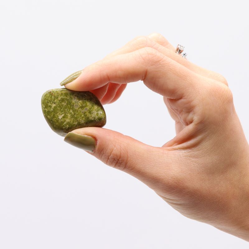 Large African Tumble Stone - Epidote