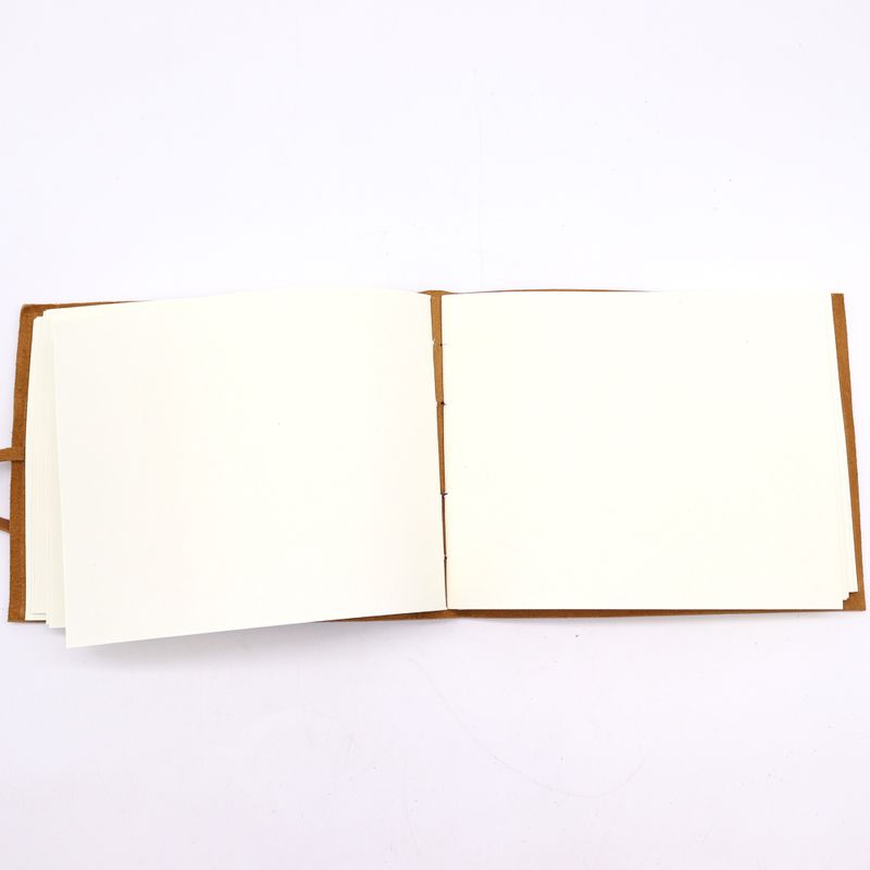 Leather Sketchbook Golden Tree - 144 pages - 7x9"