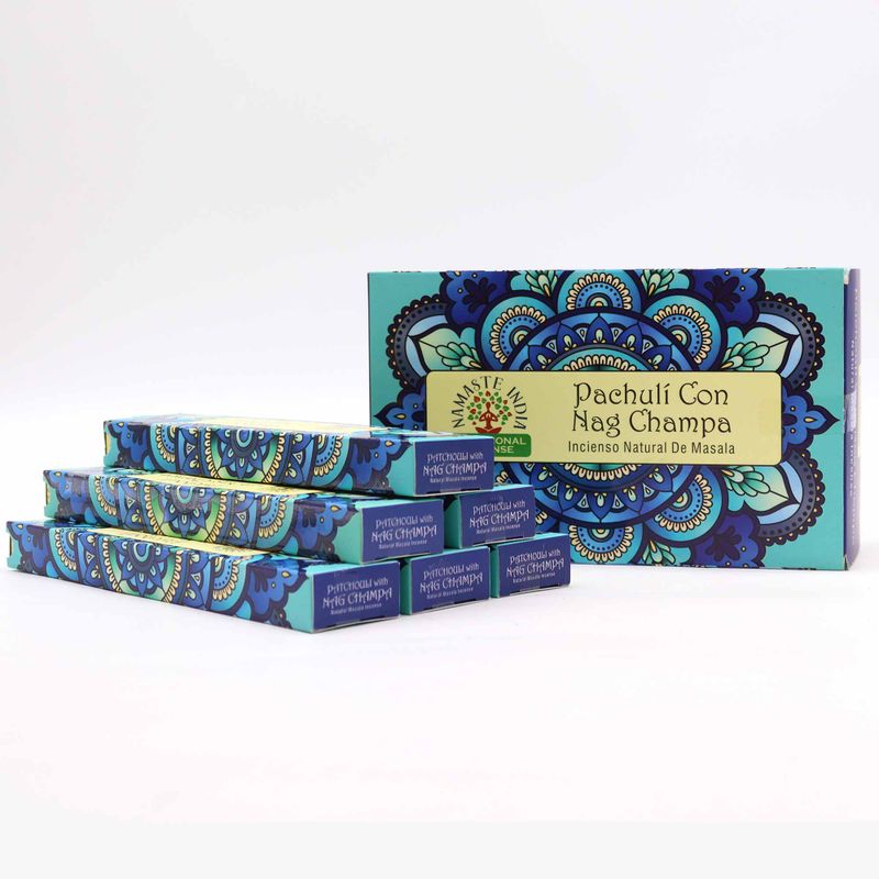 Namaste Mandala Masala Incense - Patchouli With Nag Champa