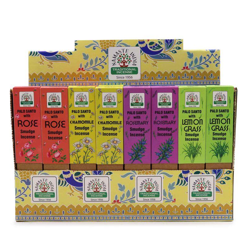 Earth Inspired Smudge Incense Display Pack (12x4 Fragrances)