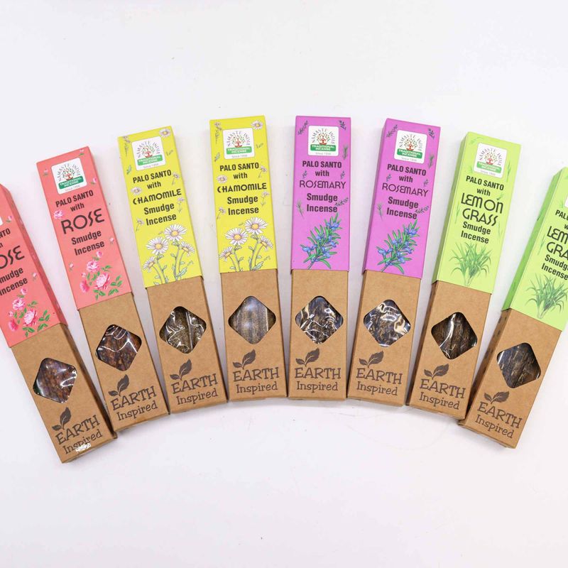 Earth Inspired Smudge Incense Display Pack (12x4 Fragrances)