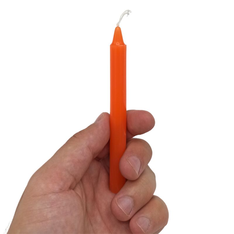 Manifest Magic Candles (set of 12) - Orange - Sacred Chakra