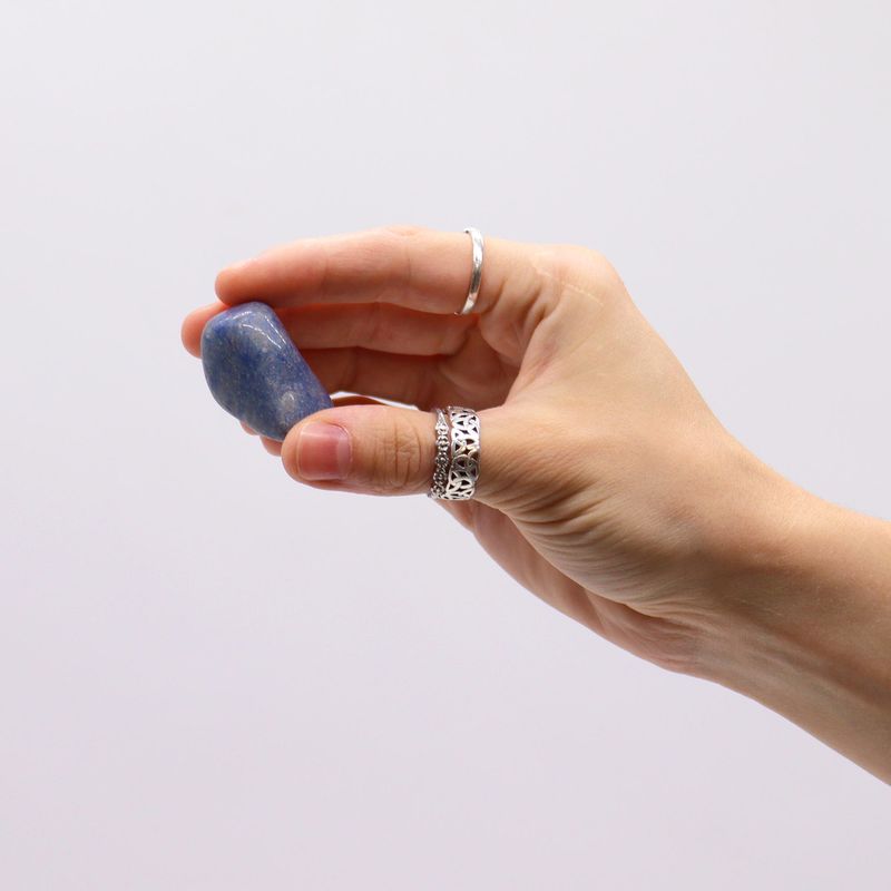 XL Tumble Stones - Blue Quartz
