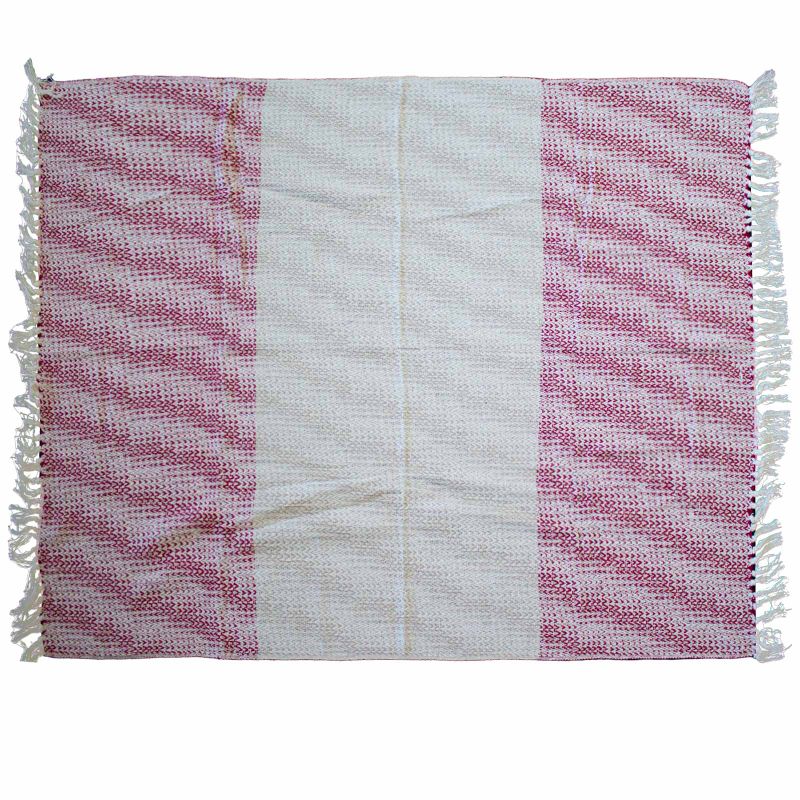 Boho Comfort Throw - 125x150cm - Ruby Two Tone