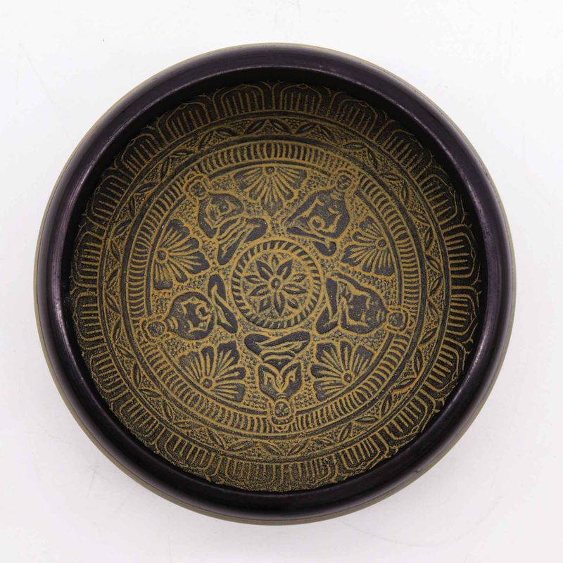 Earth Power Singing Bowl - Mantra Five Buddha - 16cm