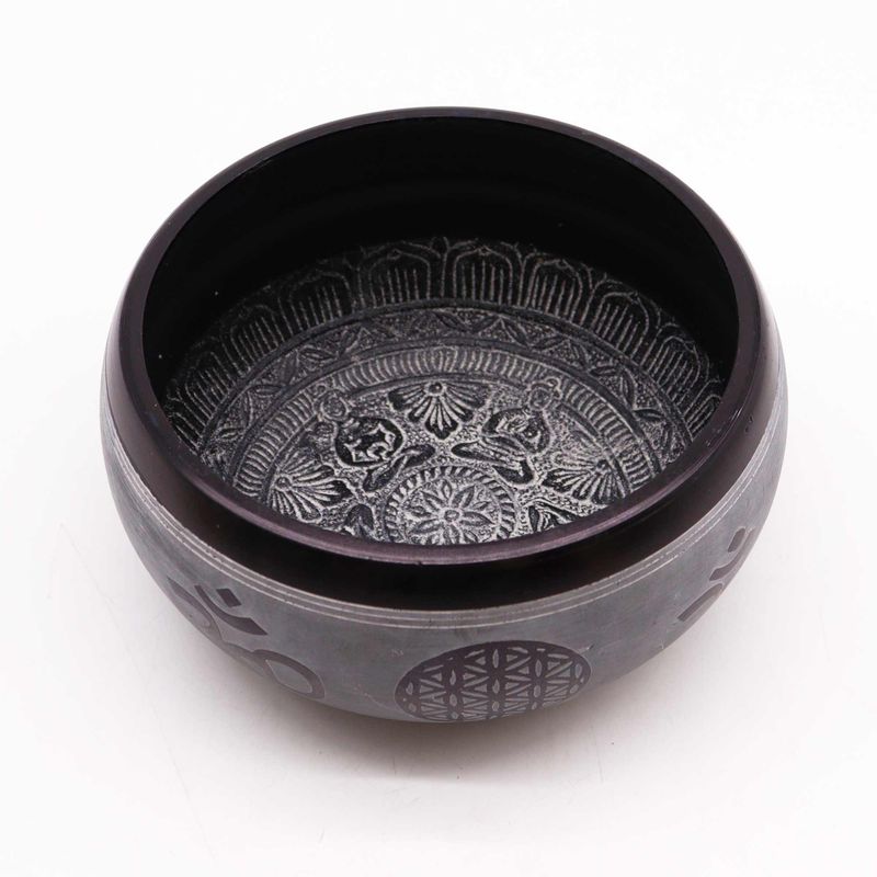 Earth Power Singing Bowl - Om Five Buddha - 16cm