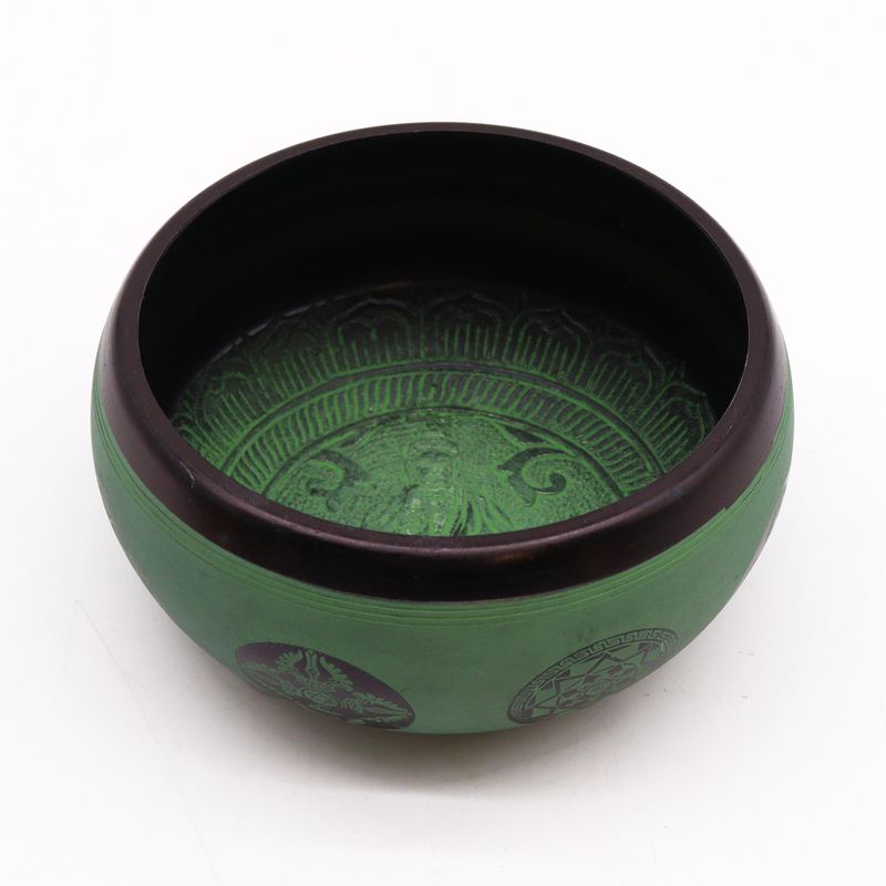 Earth Power Singing Bowl - Mandala Buddha - 16cm