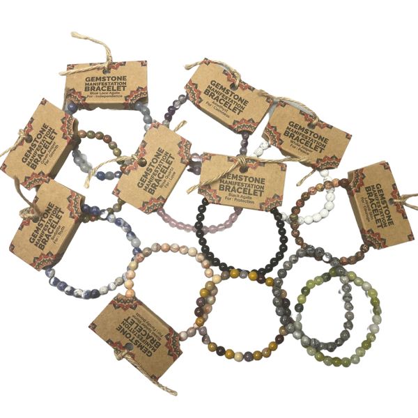 Gemstone Manifestation Bracelet - Starter (4 of Each)