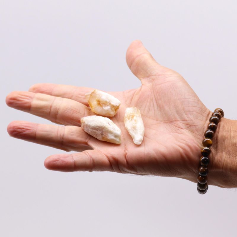 Raw Crystals (500g) - Citrine Rough Points