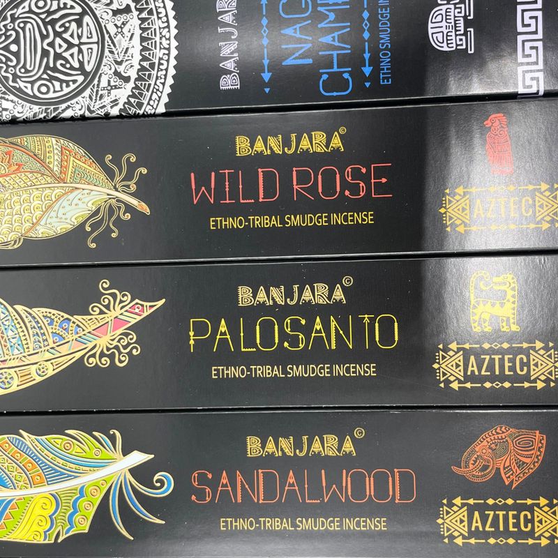 Banjara Tribal Smudge Incense - ( 6 packs of 8 fragrances )