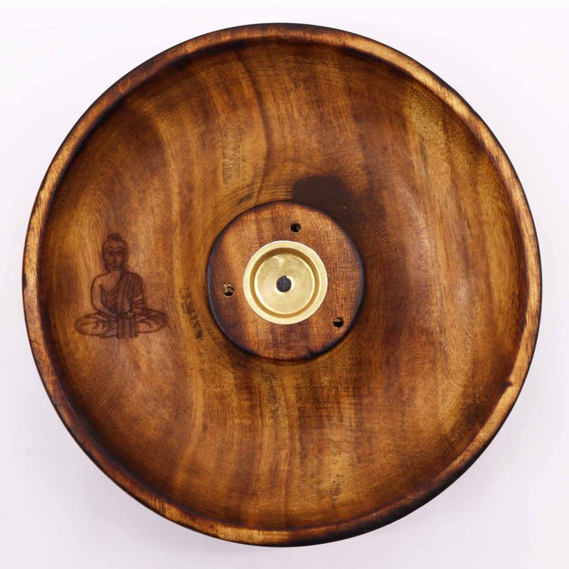 Incense Stick & Cone Burner Disc - Buddha