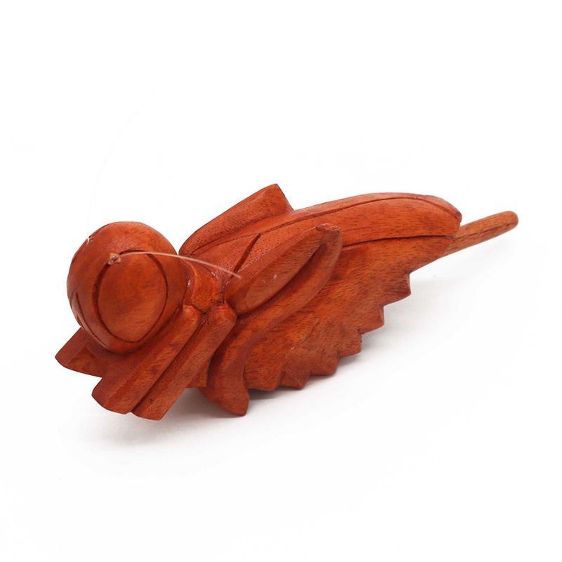 Chirping Wooden Grasshopper