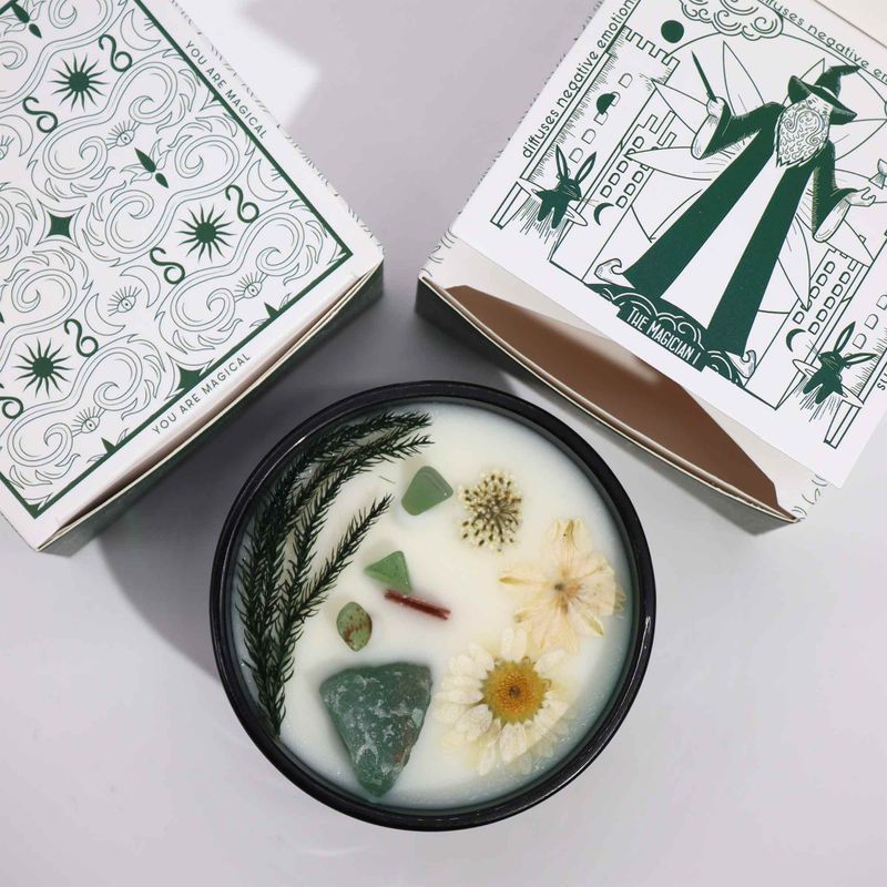 The Magician candle with matching illustrated story box