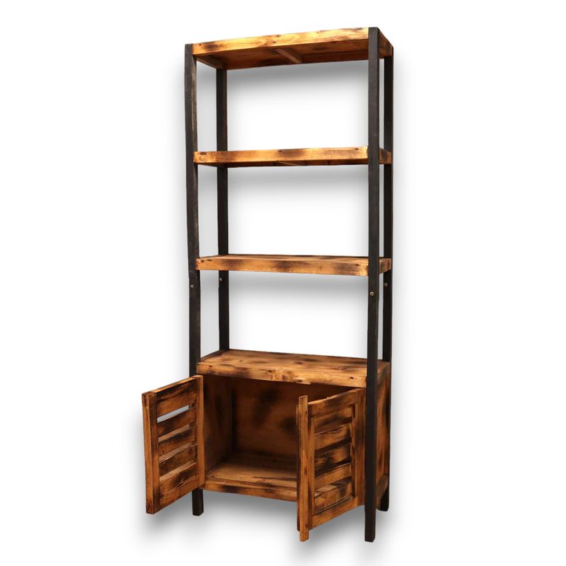 Standard Four Shelf Stand & Cupboard