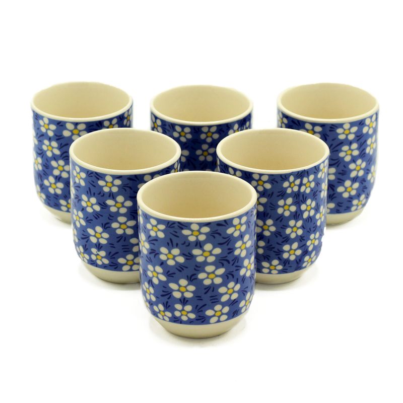 Herbal Tea Cup - Blue Daisey