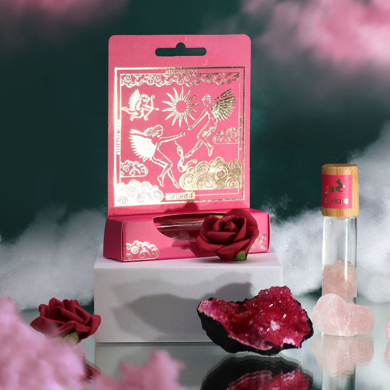 Hop Hare Essential Oil Gemstone Roll On -  The Lovers
