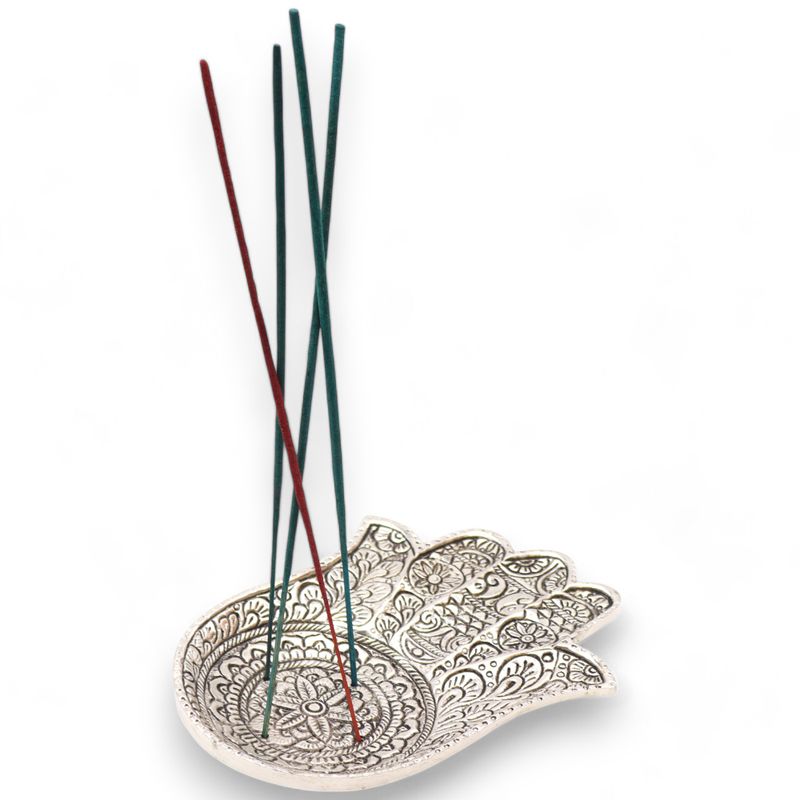 Large Hamsa  Incense Holder 18x13cm