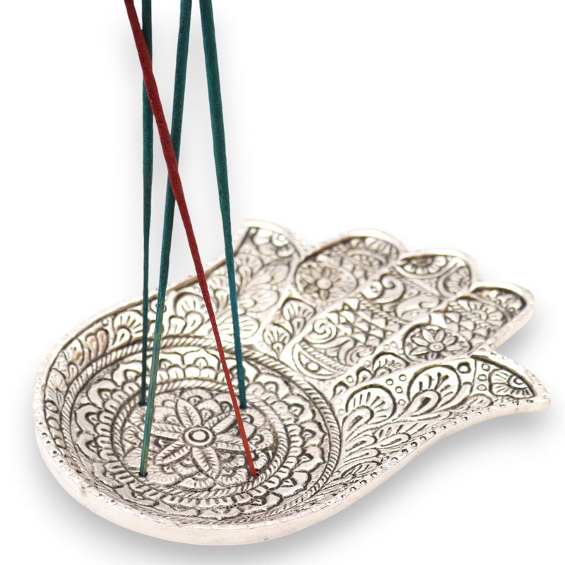Large Hamsa  Incense Holder 18x13cm