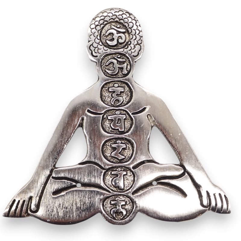 Seven Chakra Yoga Incense Holder 12x12cm