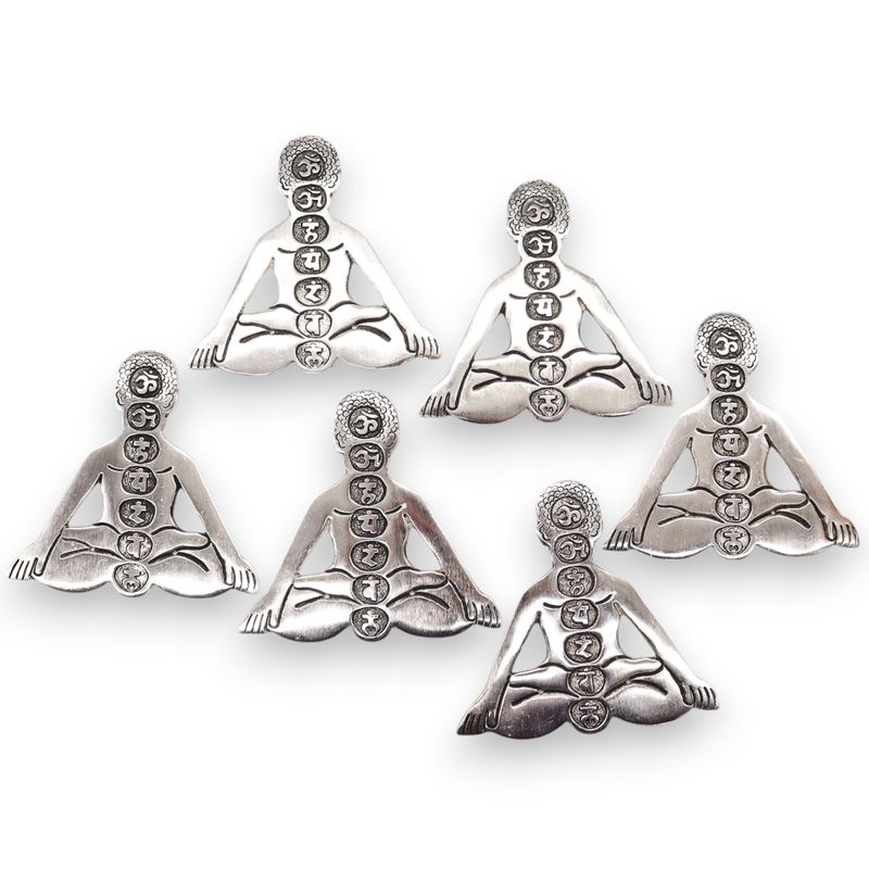 Seven Chakra Yoga Incense Holder 12x12cm