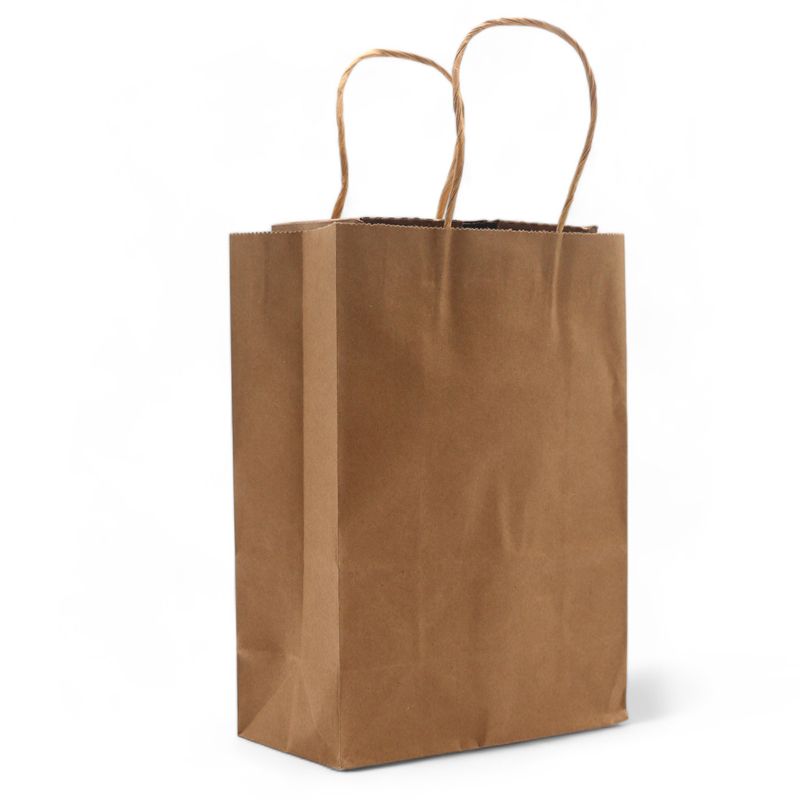 Lrg Cord Handle Paper Gift Bag (26x32x12cm) - Natural (130g)