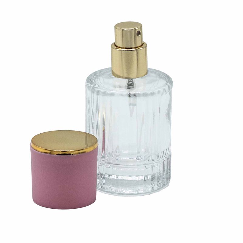 Soft Rose - 30ml Round Ribbed Bottle, Spray and Cap