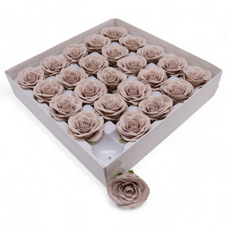 Craft Soap Flower - Lrg (7-Layer) Vintage Rose - Somersett Beige