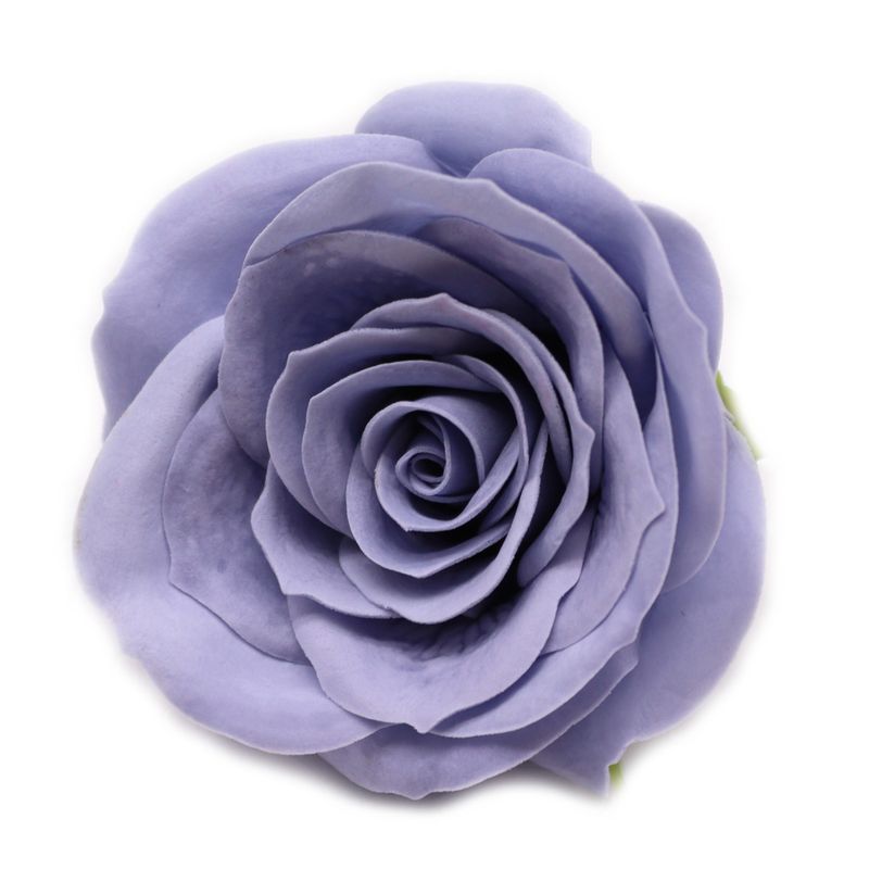 Craft Soap Flower - Lrg (7-Layer) Vintage Rose - Steel Blue