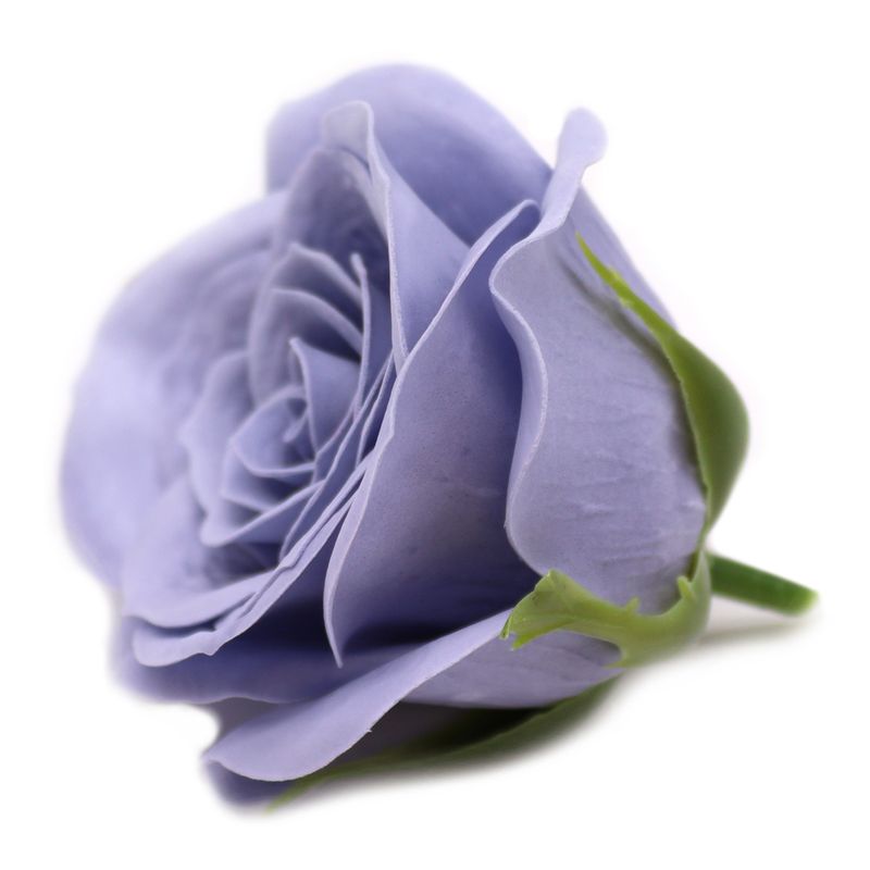 Craft Soap Flower - Lrg (7-Layer) Vintage Rose - Steel Blue