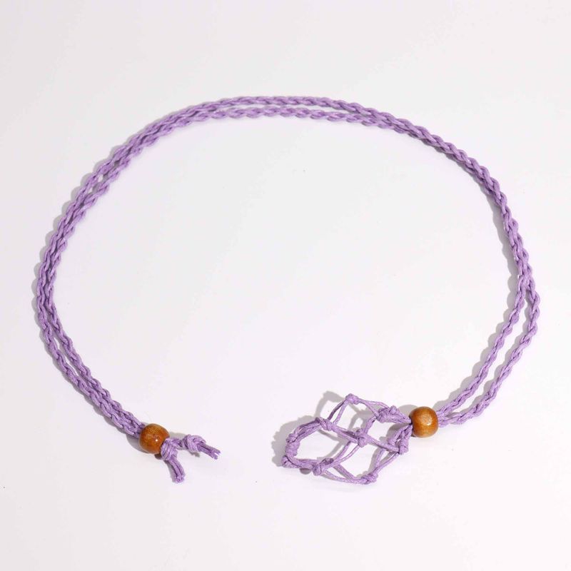 Crystal Gemstone Necklace Cord 45cm/18inch - Mix Pack 5 of each colour