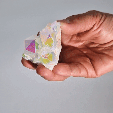 Med Enhanced Quartz - Aura Angel Quartz (approx 100-150gm 7-10cm)